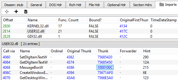 Patched IAT