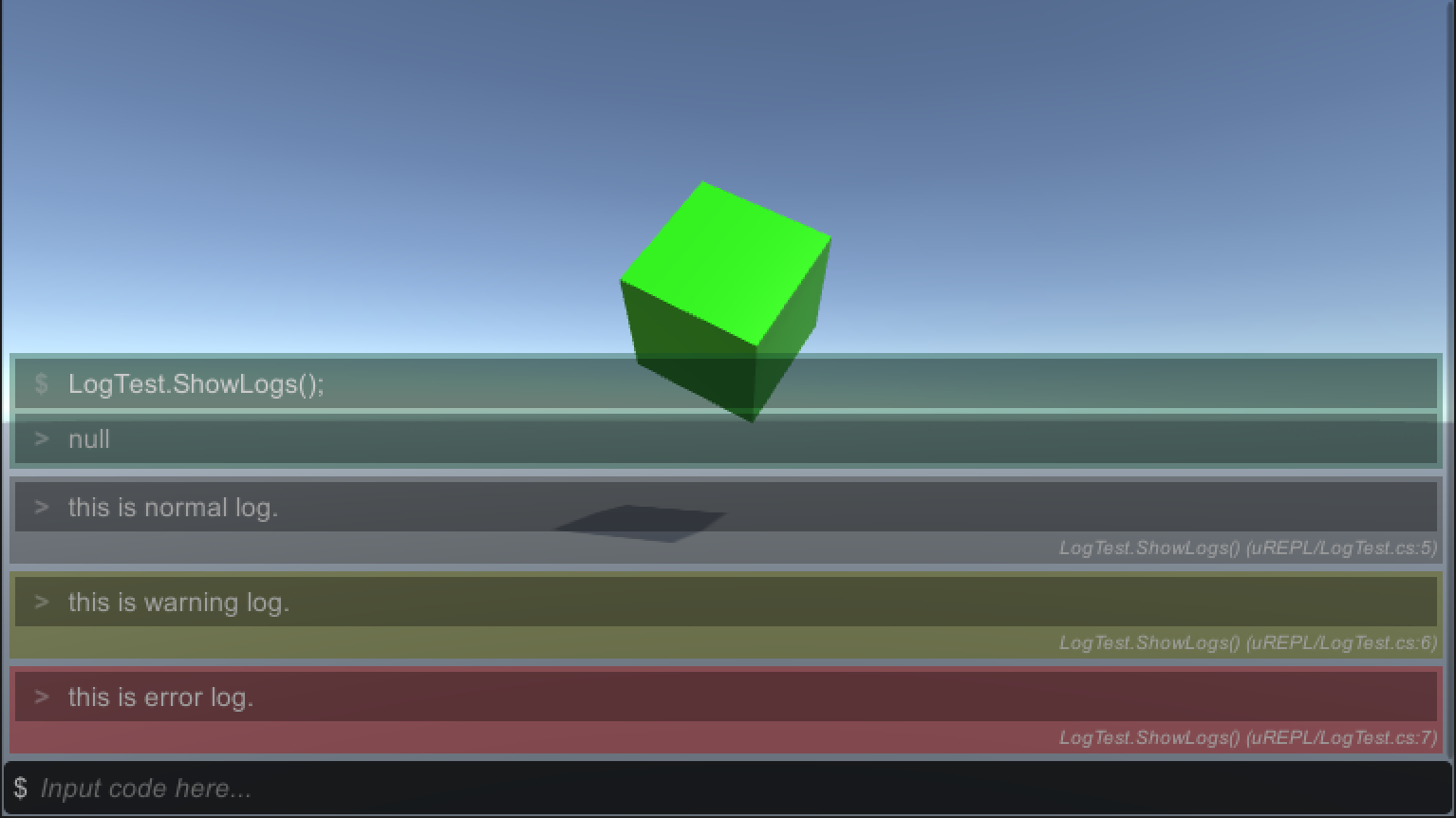 log examples