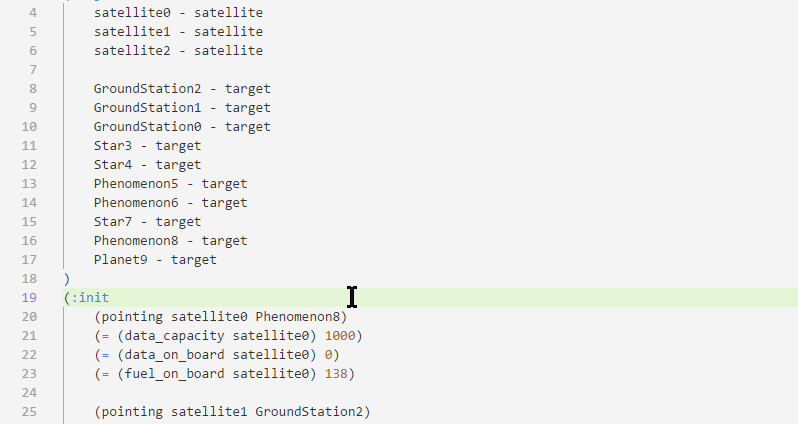 Auto-completion with smart snippets - timed initial literals/fluents