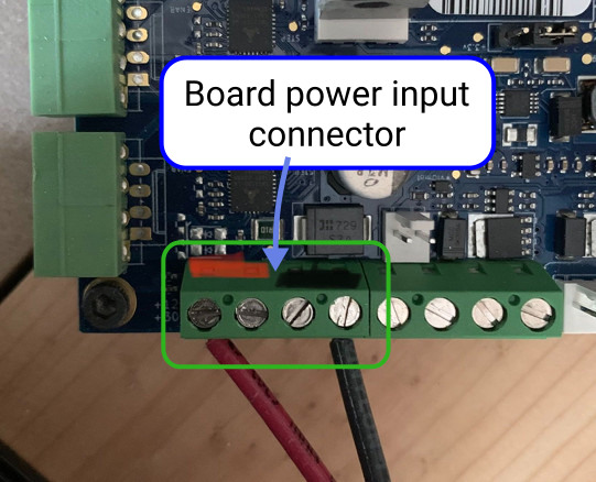 gQuintic board power connector