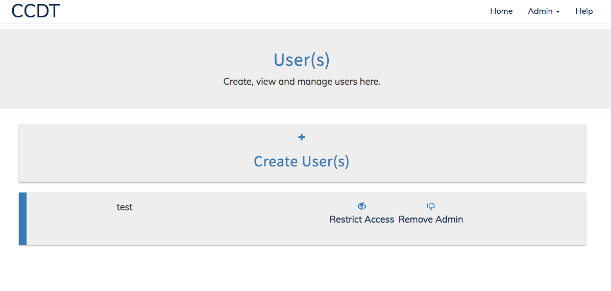 manage users