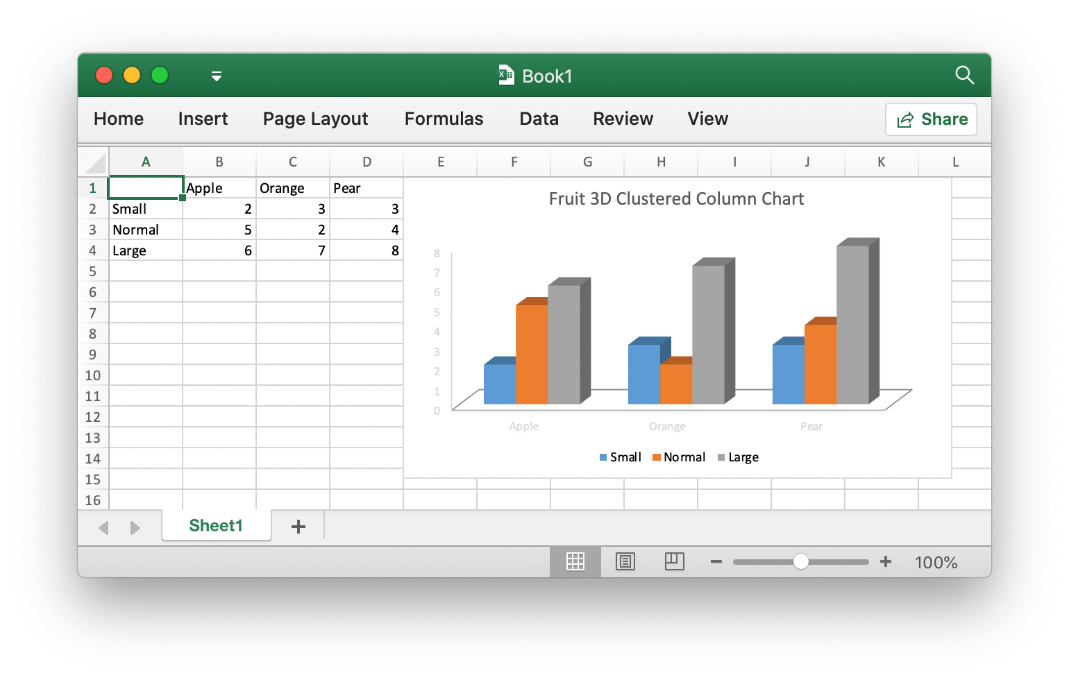 Create chart by excelize-wasm